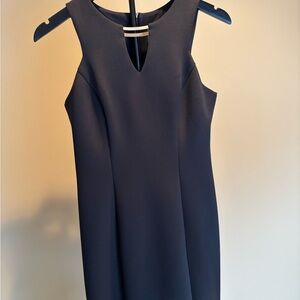 Vince Camuto Black Sleeveless Mini Dress